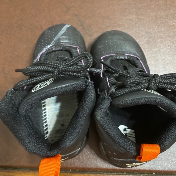 Nike Air Max 2 CB Charles Barkley Hyperfuse Black Orange Toddler Baby Shoes Sz 7 - Picture 6 of 8